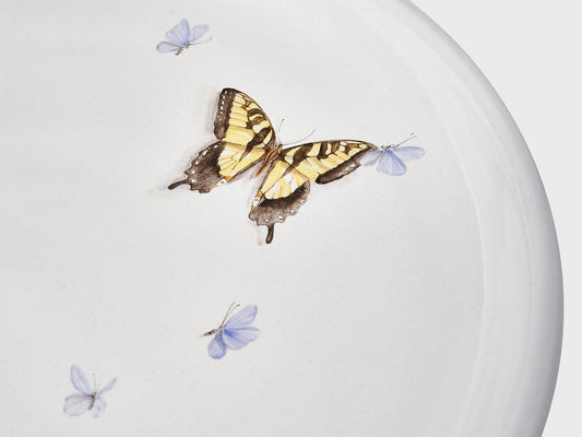 Bird drinking bowl Majolica | Papilio