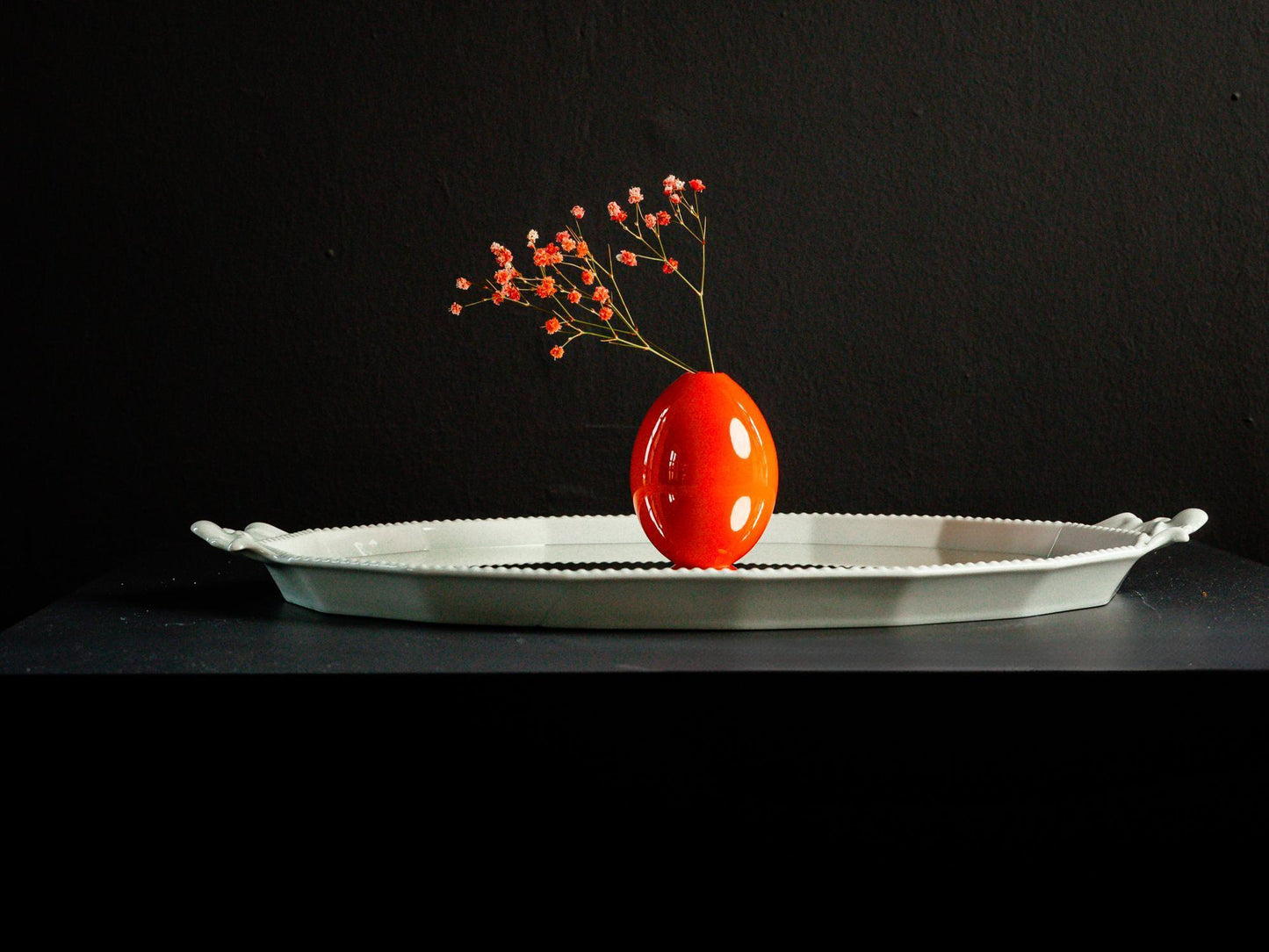 Goose egg vase | Coral | S