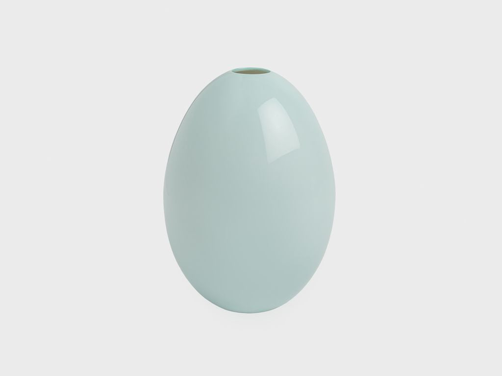 Egg vase | Robins egg light | M